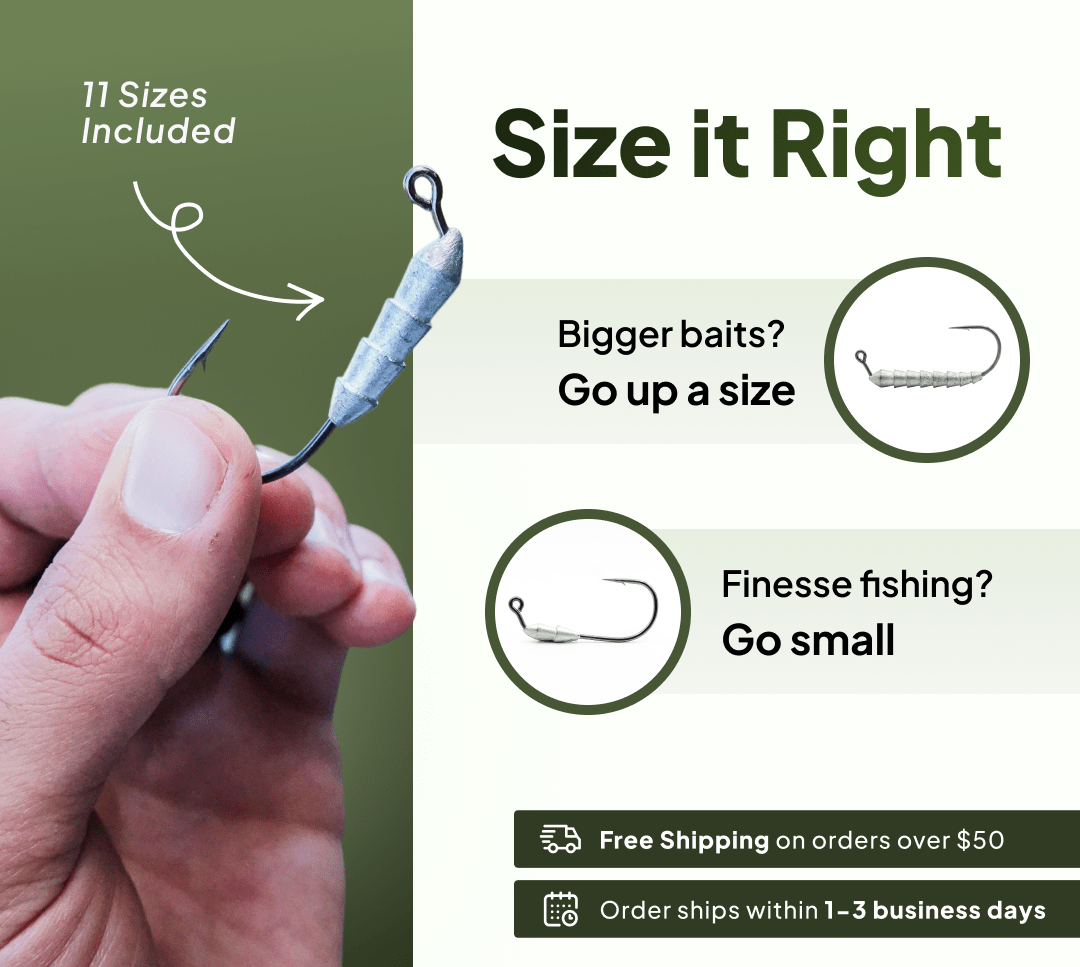 bait with a hook and weight Core Tackle TUSH (The Ultimate Swimbait Hook) 3/8oz